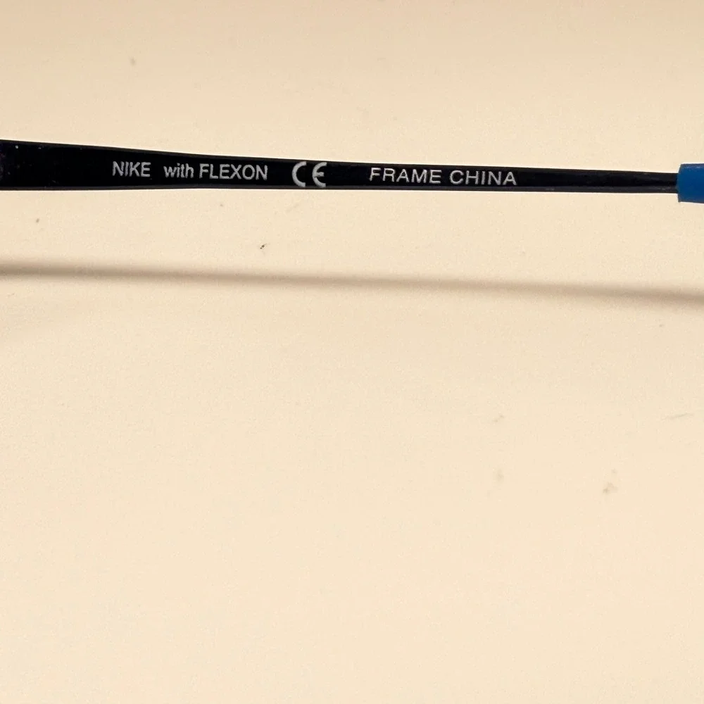Nike 4631 426 Navy Blue Rectangular Flexon Eyeglasses Frames 49-18-135